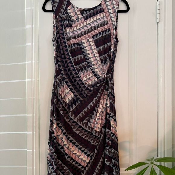 Nic & Zoe Women's multicolor Elegant Edit Sheath Dress Petite Small Knee Length - Picture 5 of 5